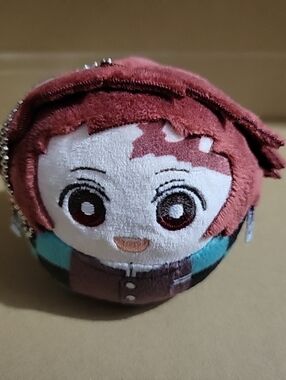 Kamado Tanjirou Plush Beans Key Chain Ball Corocot Demon Slayer Kimetsu No Yaiba